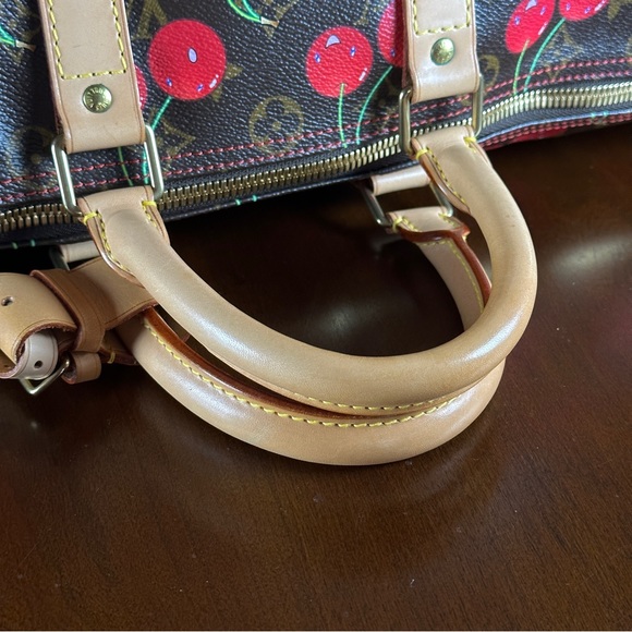 Louis Vuitton Monogram Takashi Murakami Cherry Keepall 45 - Picture 11 of 16